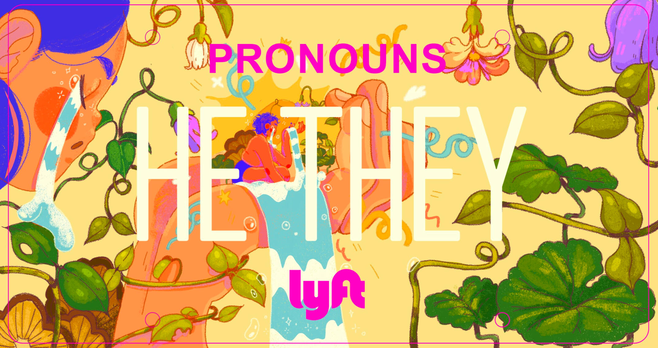 LYFT Pronoun License Plate